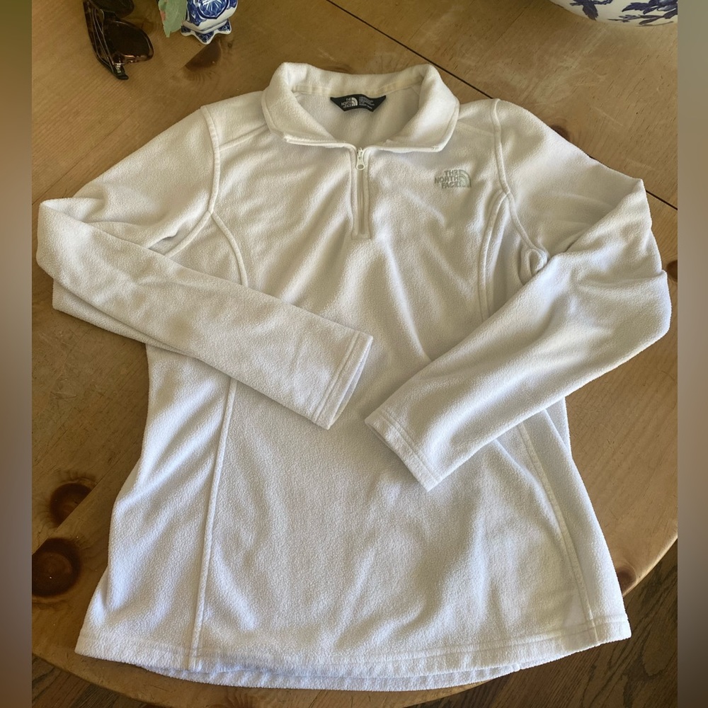White Northface Fleece